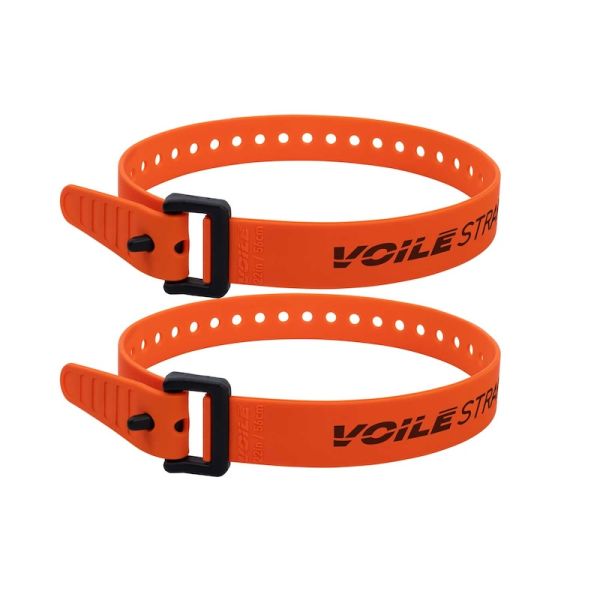 Voile Straps 22” XL Series Nylon Buckle 2-Pack - Orange