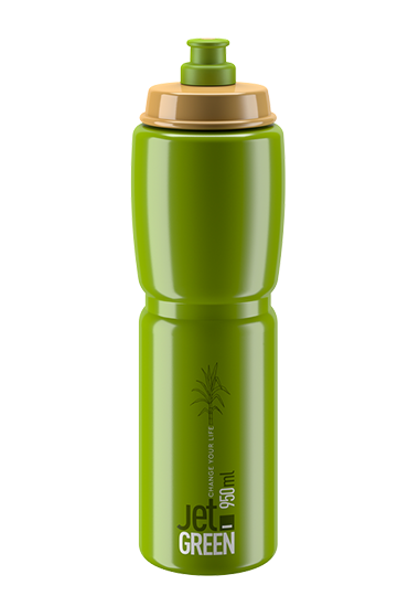 Elite Jet Green Fahrrad Trinkflasche 950ml - Green
