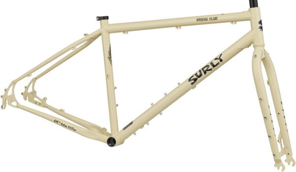 Surly Bridge Club MTB Rahmenkit, 26+/27.5+/700C, whipped butter