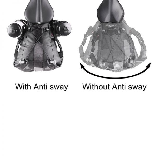 WOHO Saddle Bag Stabilizer Black BIKEPACKING.at Bikepacking & Adventurebiking