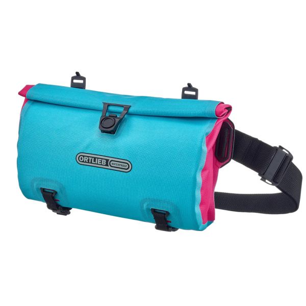 Ortlieb Velo-Sling Schulter/Lenkertasche 3 L - Cyber Blue / Cyber Pink
